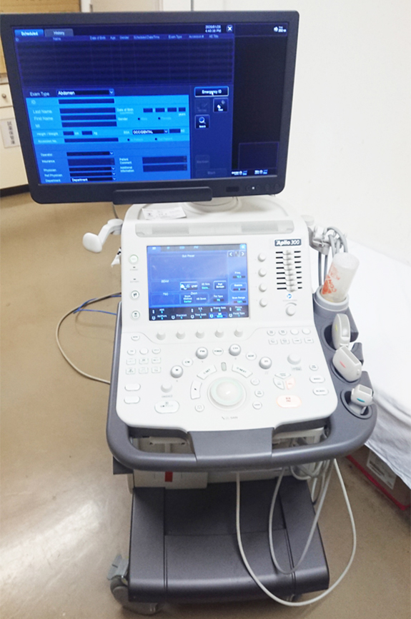 エコー検査　Aplio300
